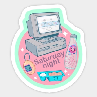 Saturday Night Sticker